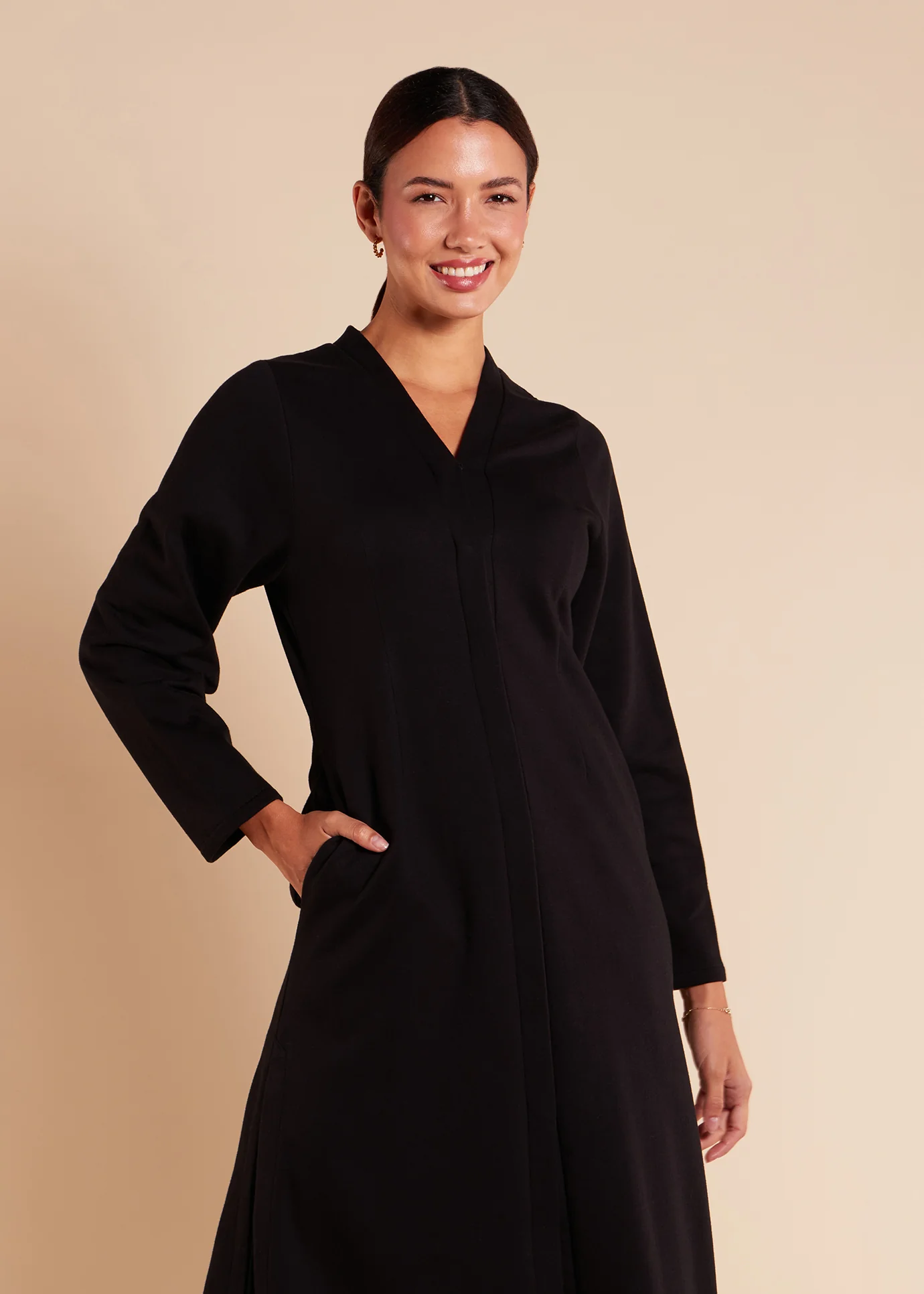 Slim Silhouette Cover Up Black - Final Sale - Image 5