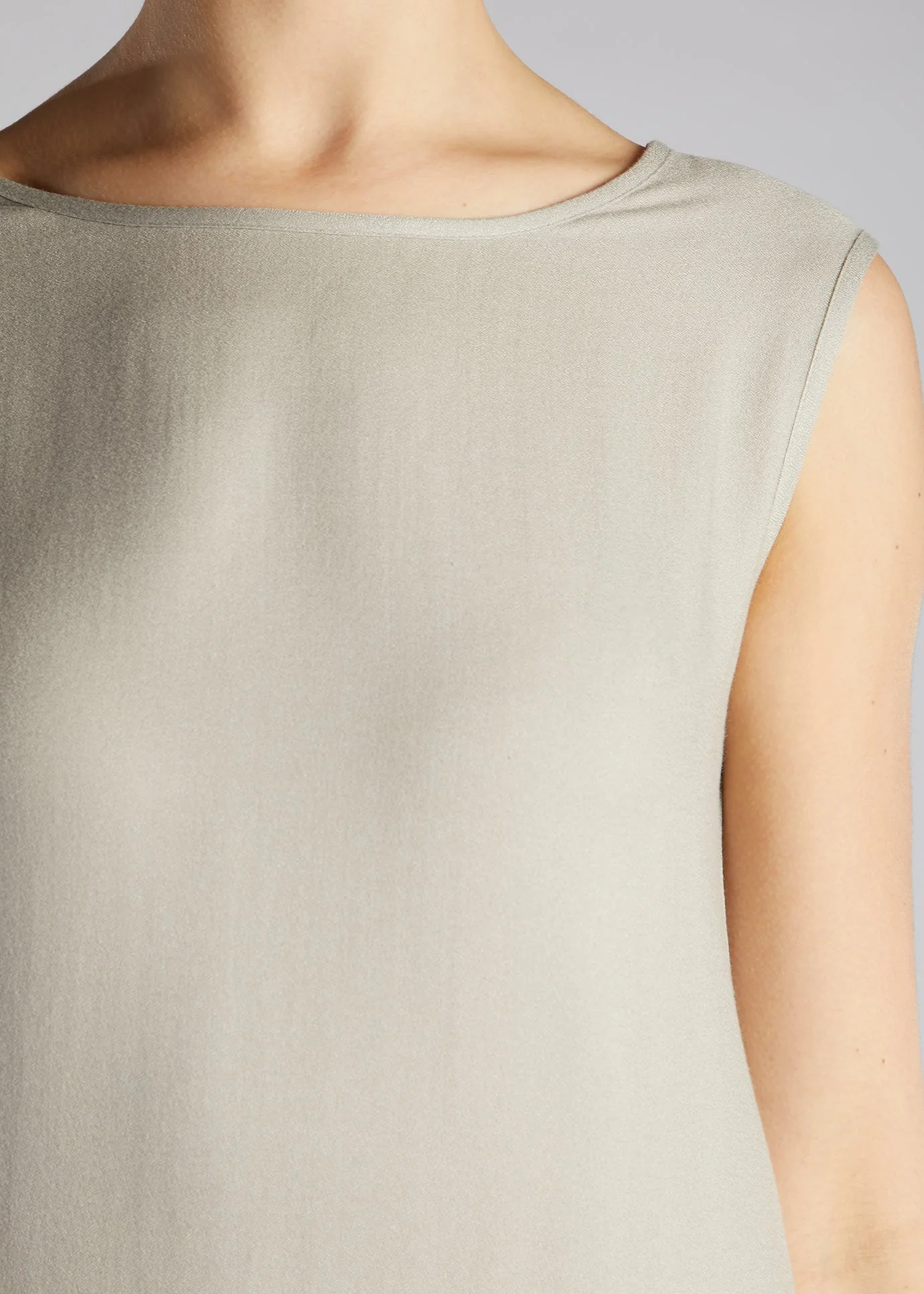 Slip Dress Light Grey - Image 5