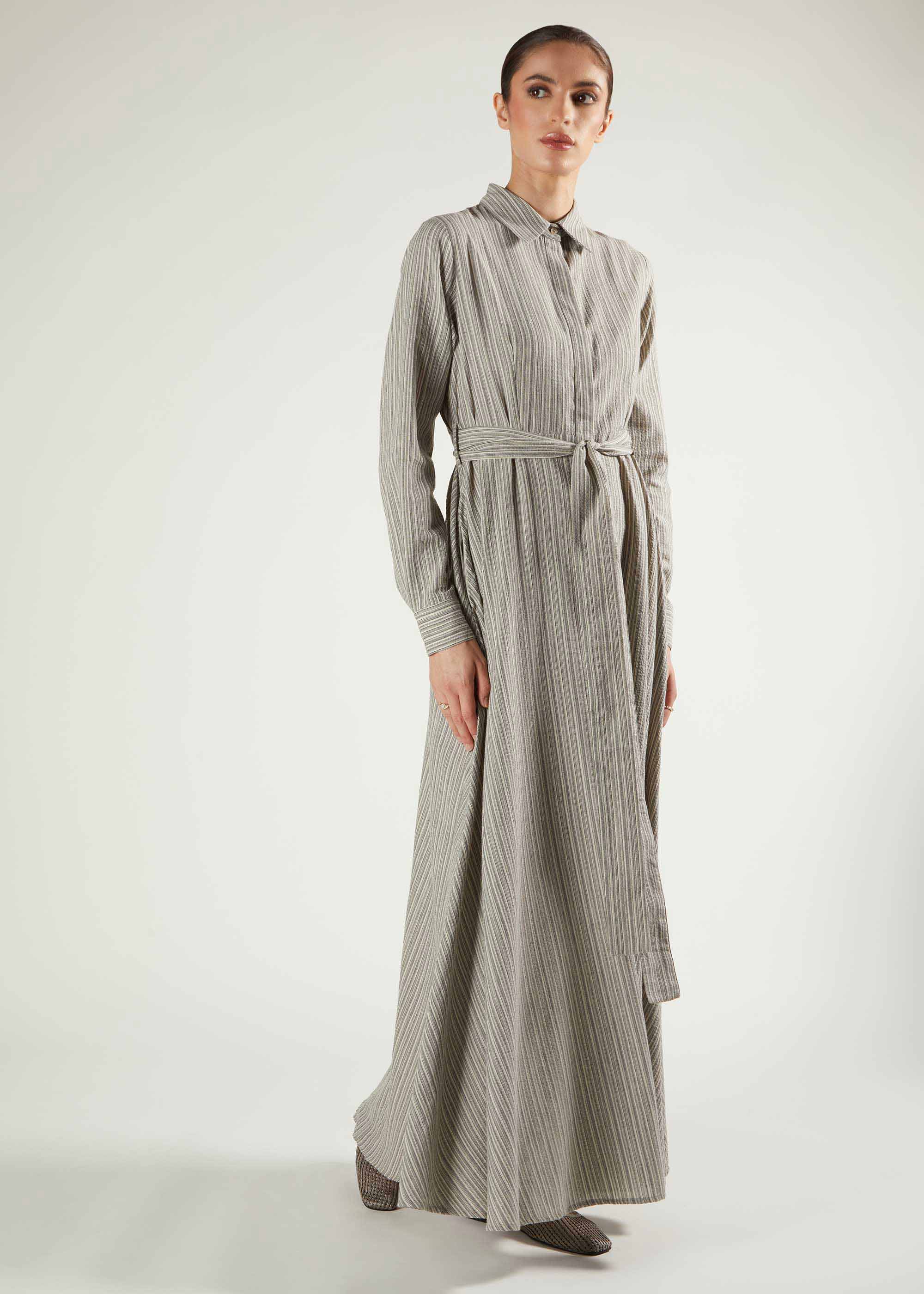 Soft Cotton Shirted Maxi - Image 3