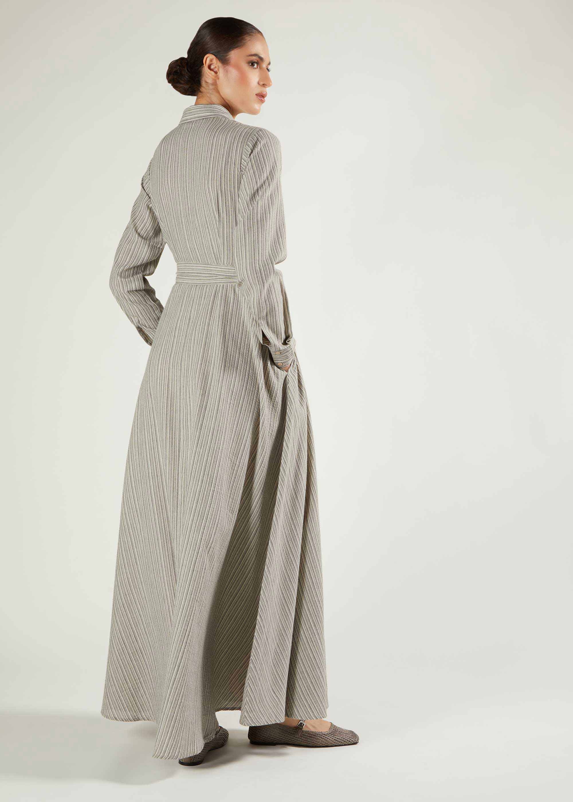 Soft Cotton Shirted Maxi - Image 6