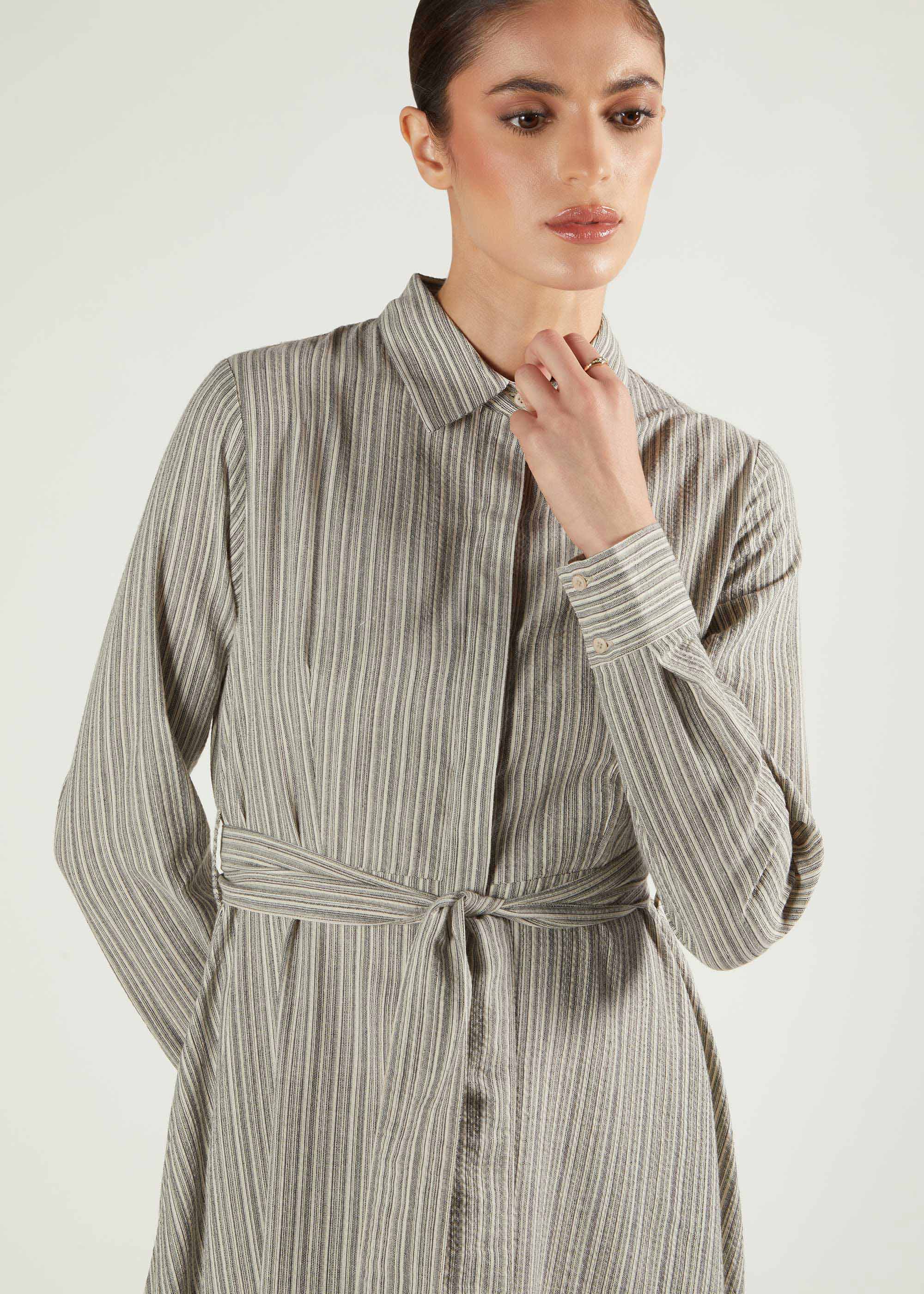 Soft Cotton Shirted Maxi - Image 7