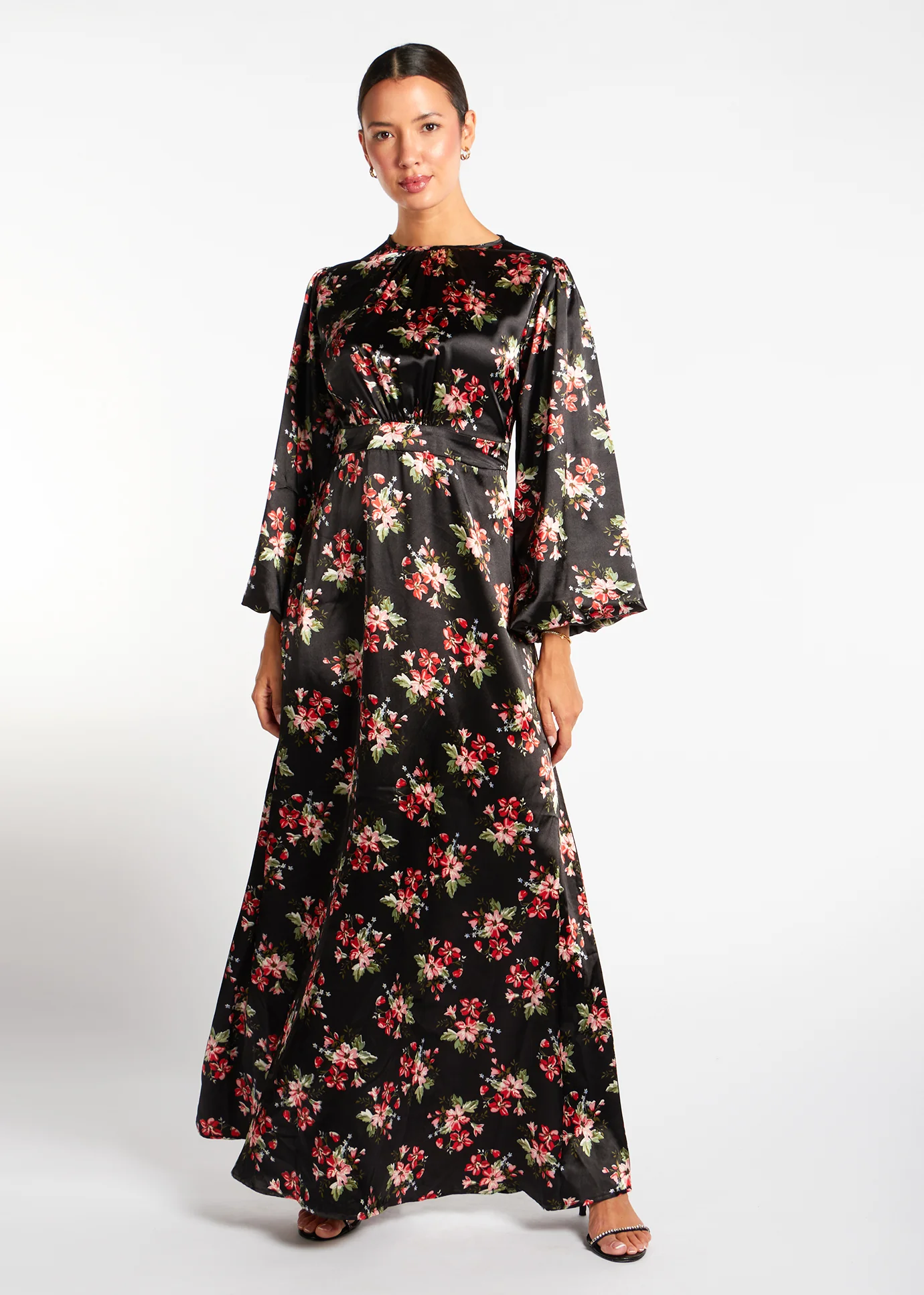 Soft Satin Floral Maxi - Final Sale - Image 2