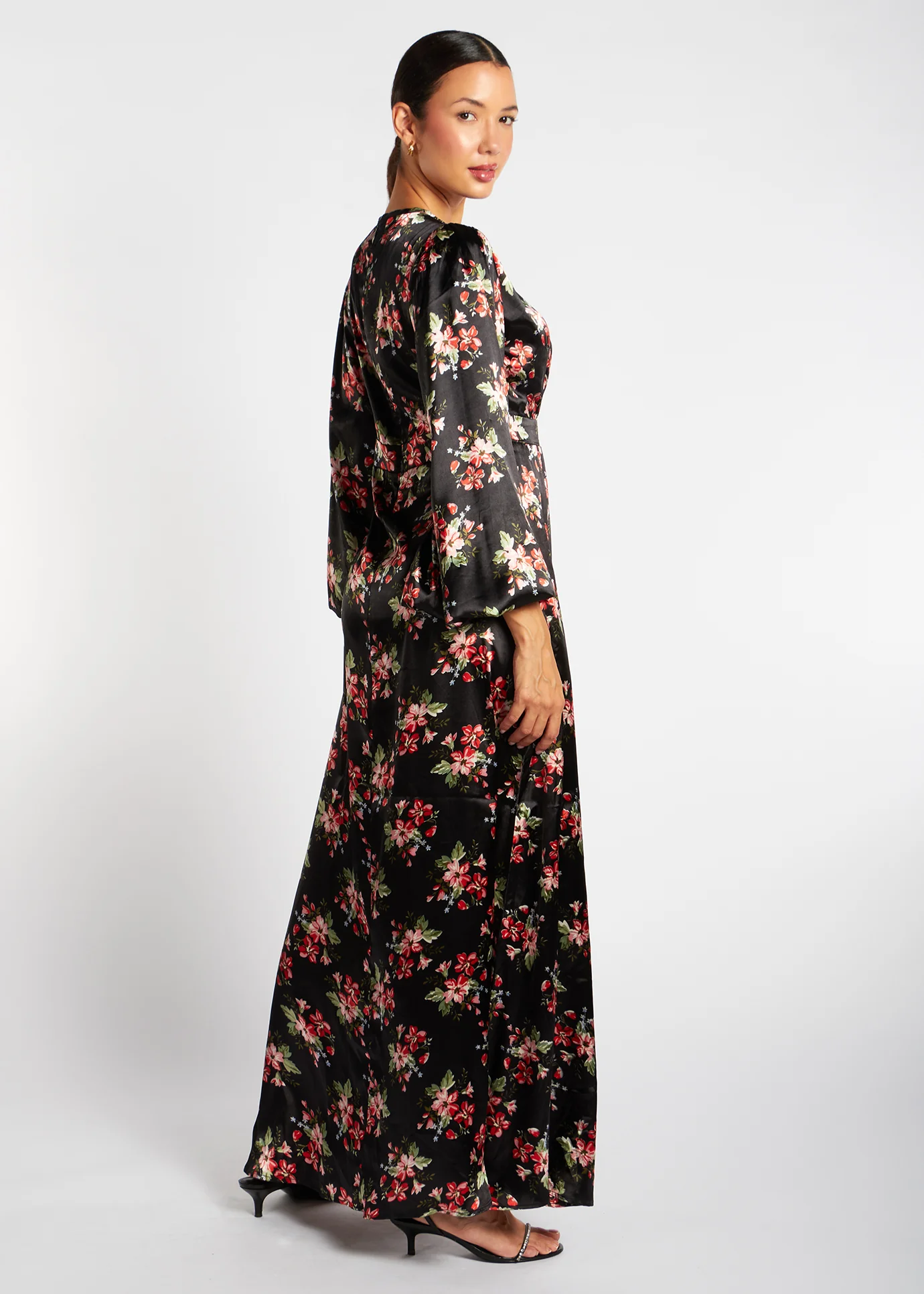Soft Satin Floral Maxi - Final Sale - Image 4