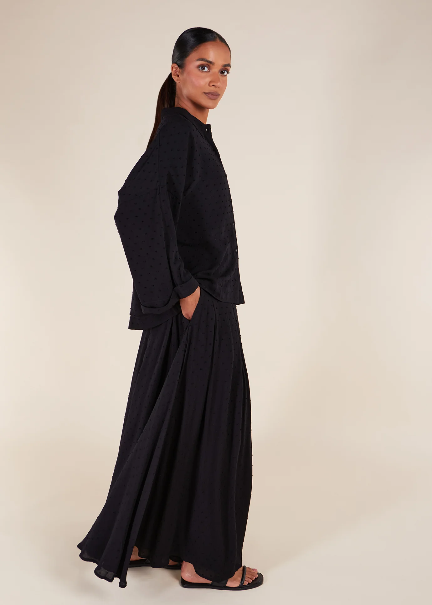 Summer Blouse Black - Image 3