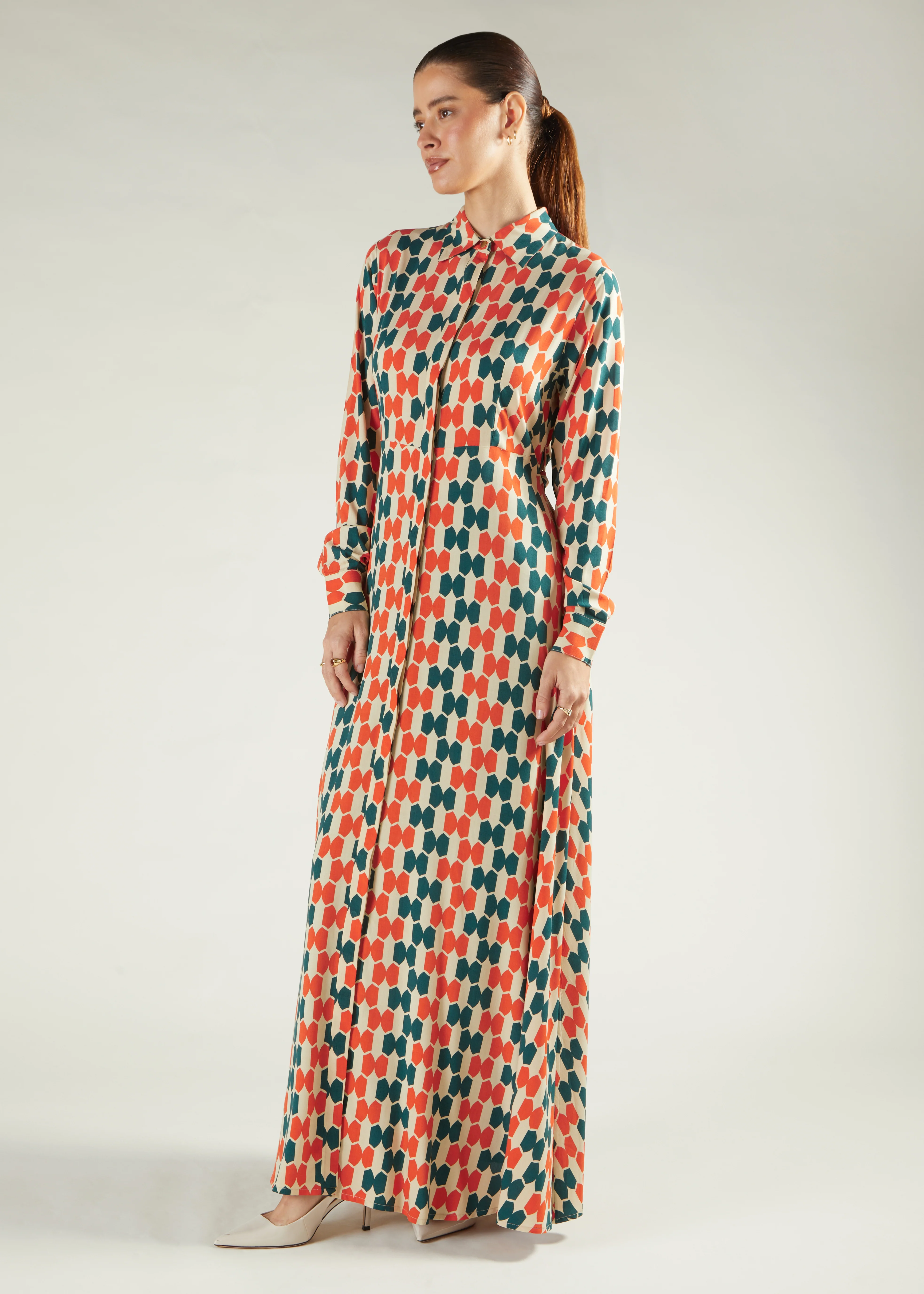 Tile Print Maxi - Image 3