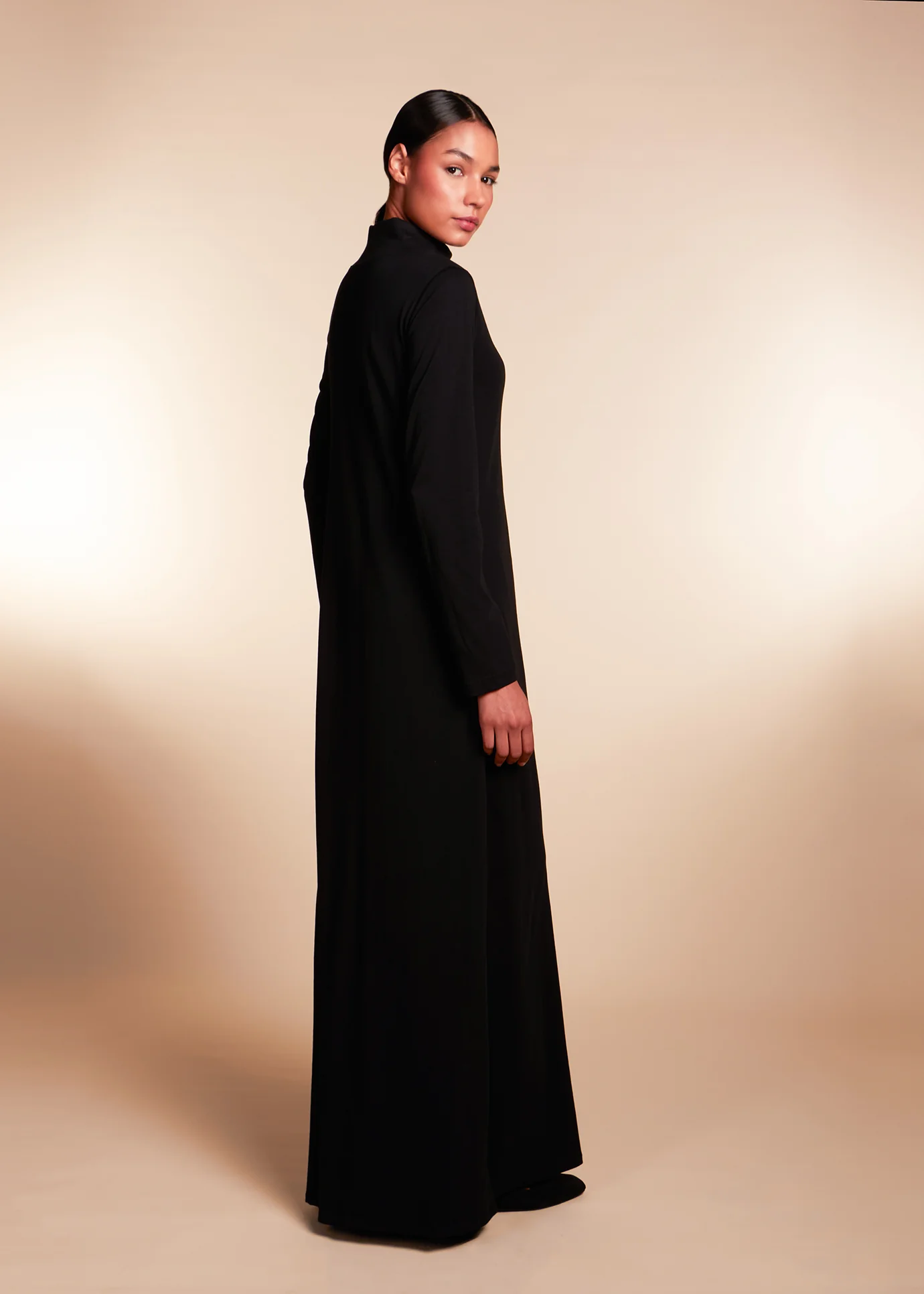 Turtle Neck Maxi Black - Image 5