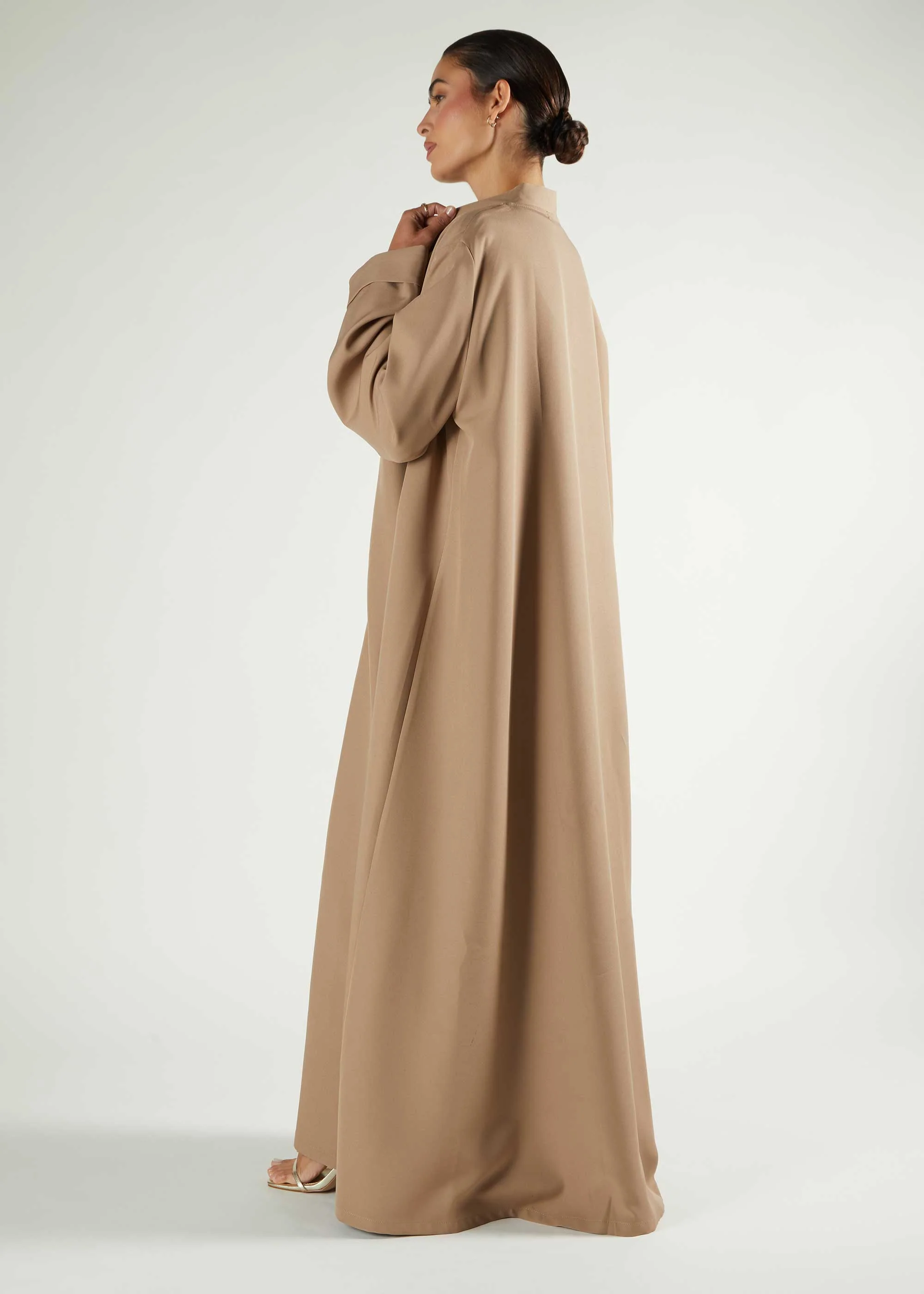 Twin Set Abaya Coffee - Image 2