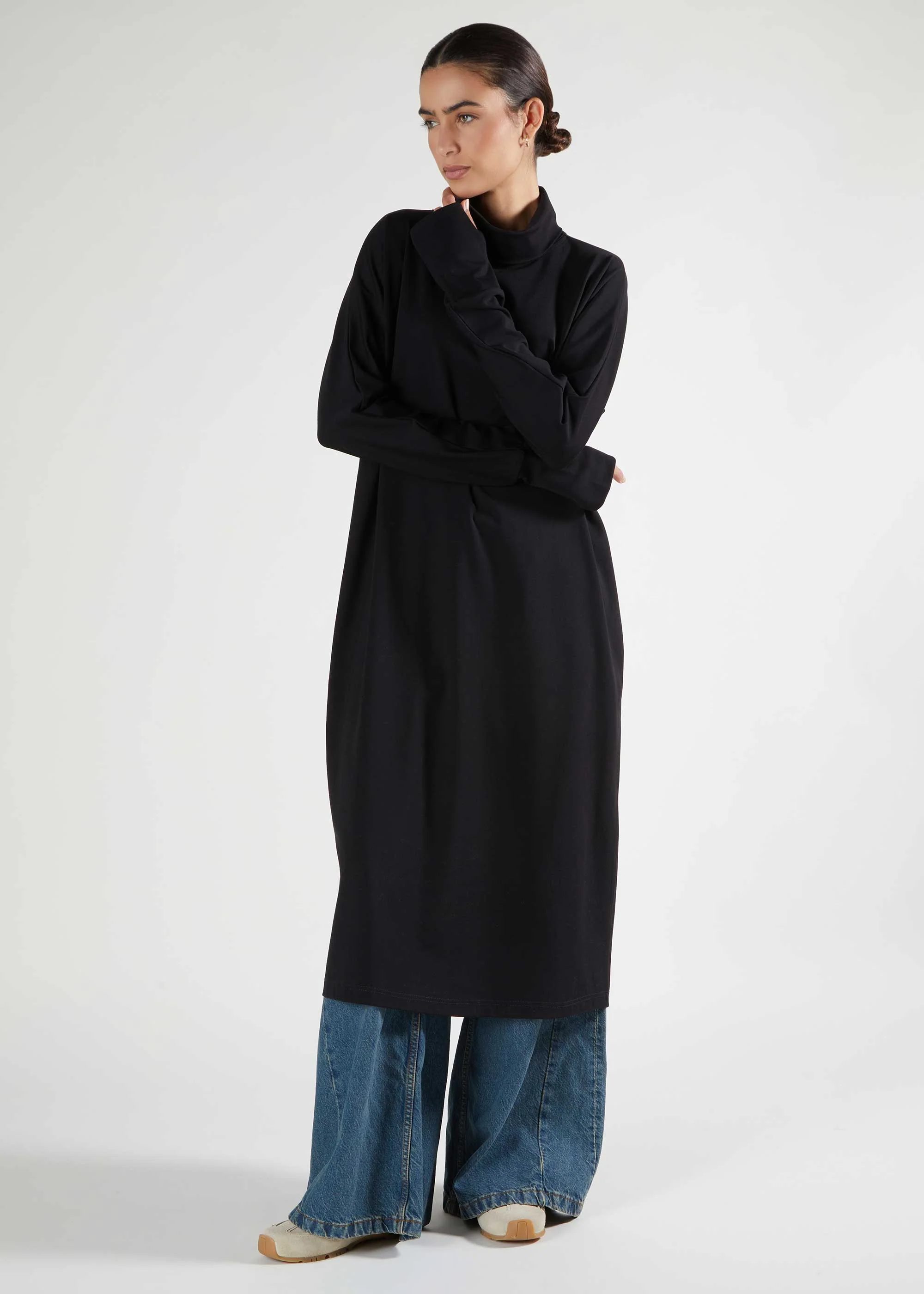 Uru Knit Midi Black - Final Sale