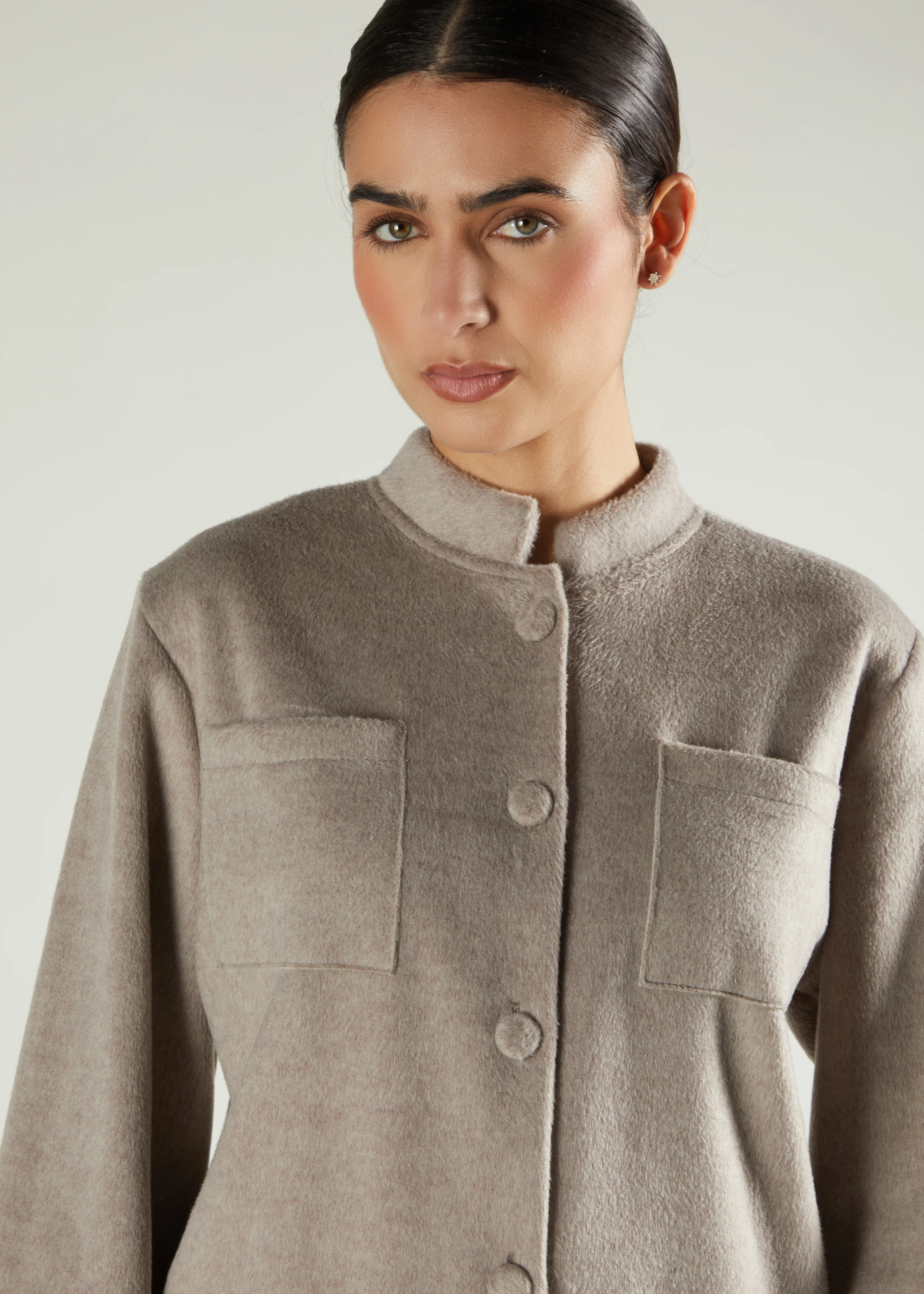 Utility Jacket Mink - Image 4