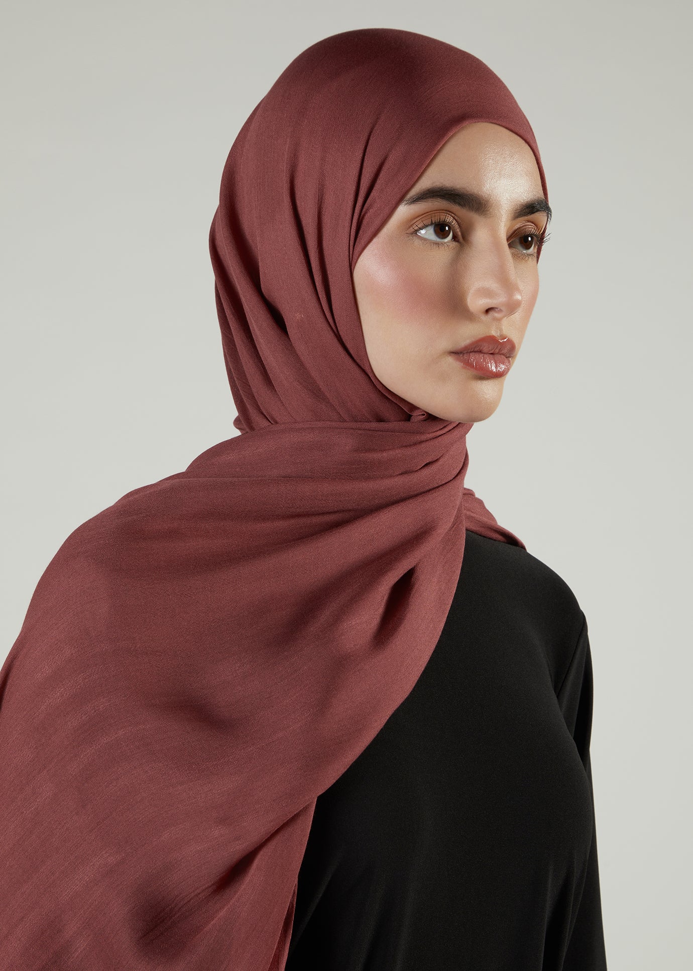 Vintage Rose Premium Modal Hijab - Image 3