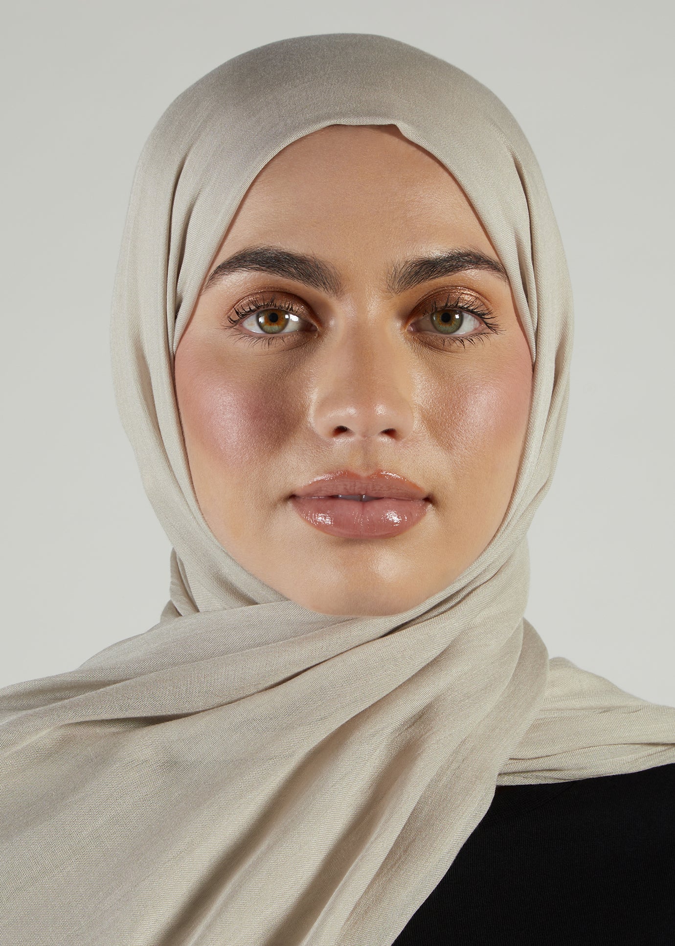 Warm Grey Premium Modal Hijab - Image 4