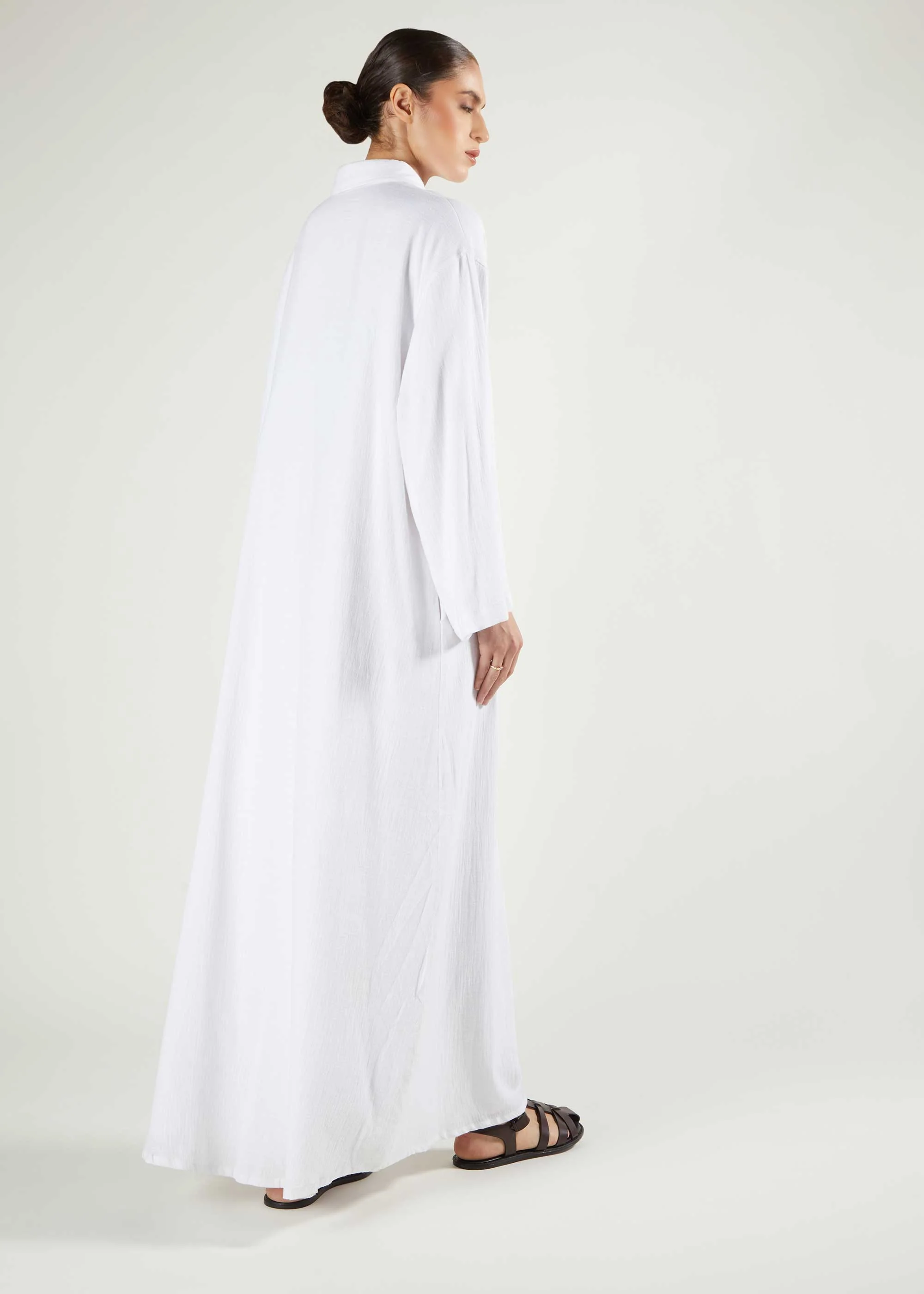 White Cheesecloth Maxi - Image 3