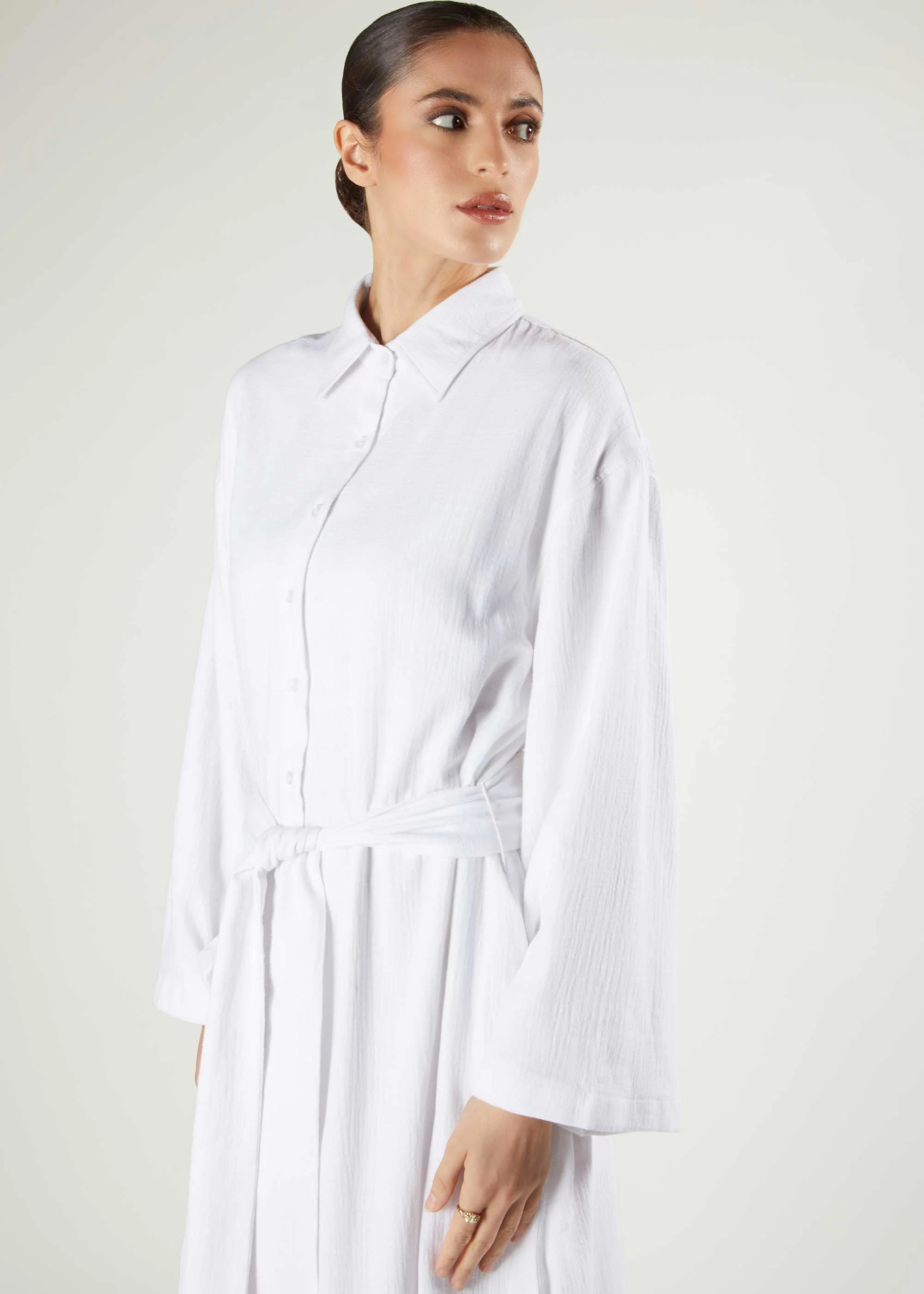 White Cheesecloth Maxi - Image 4