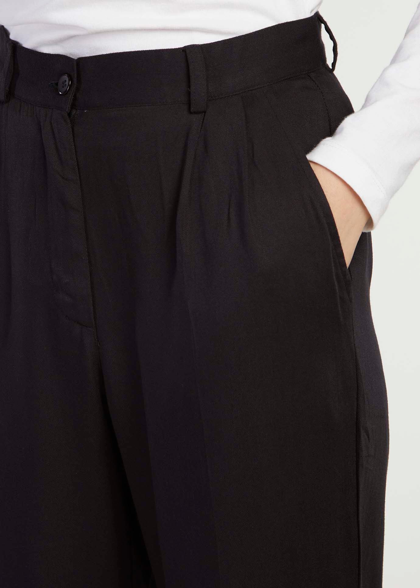Wide Leg Trousers Black - Image 3