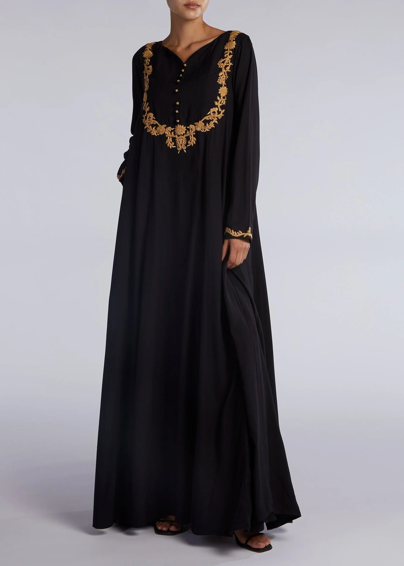 Zardozi Abaya Black - Image 5